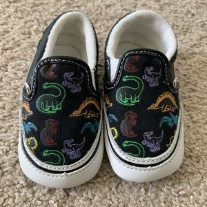 Dinosaur Baby Vans Crib Shoes